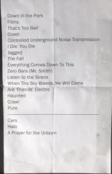 Gary Numan London Troxy Setlist